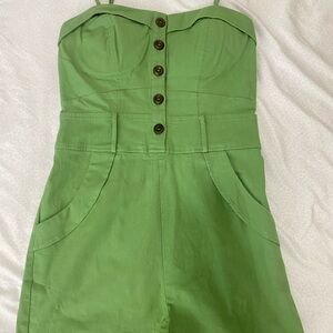 Green Romper Size M
